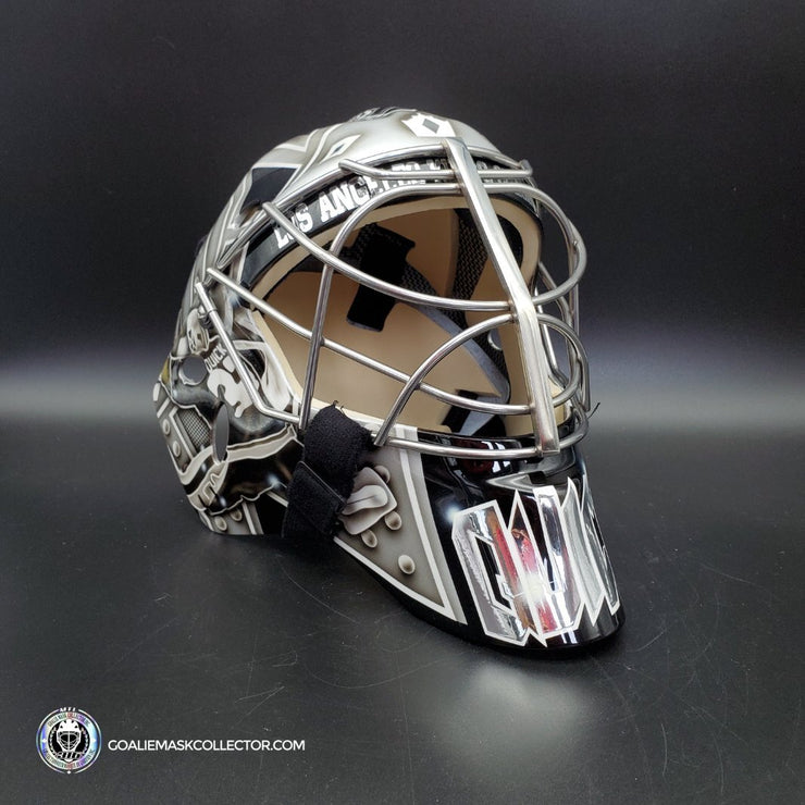 Jonathan Quick Goalie Mask Unsigned Los Angeles Legacy Edition Painted on Sportmask Pro 3i