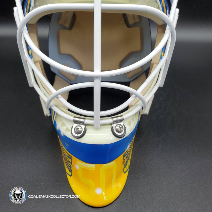Jordan Binnington Unsigned Goalie Mask St-Louis 2022 Winter Classic –  Goalie Mask Collector