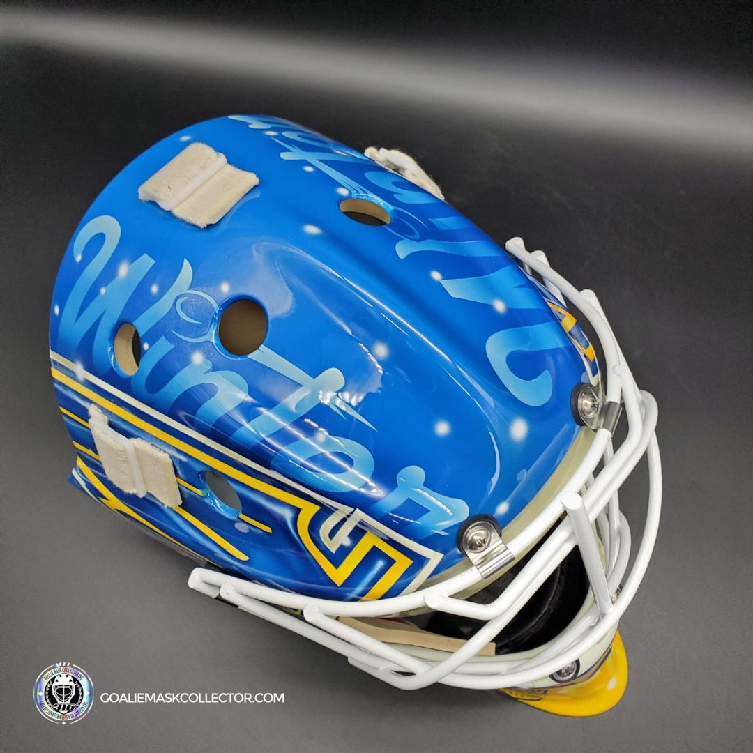 St. Louis Blues Mini Replica Goalie Mask - Franklin Sports NHL Hockey Collectible