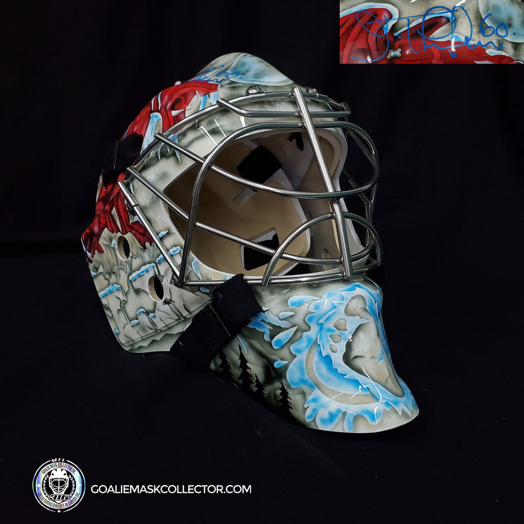 Jose Theodore Signed Goalie Mask Colorado Signature Edition. Goalie Mask Collector.