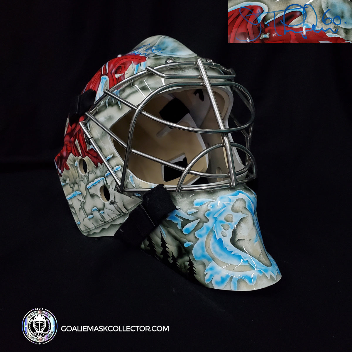 Jose Theodore Signed Goalie Mask Autographed Colorado Signature