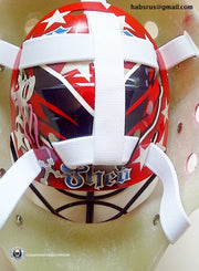Jose Theodore Unsigned Goalie Mask Washington Tribute