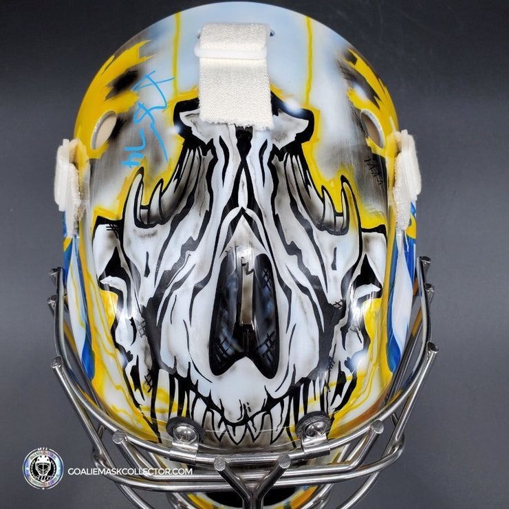 Juuse Saros Nashville Predators Autographed Replica Goalie Mask FA