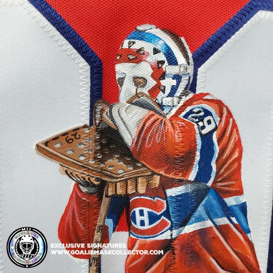 Demo: KEN DRYDEN ART EDITION SIGNED JERSEY 