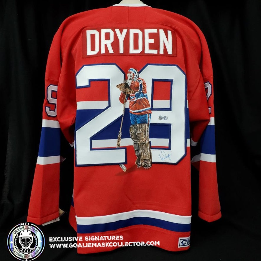 Ken Dryden Signed Slabbed 4x6 Montreal Canadiens Photo PSA/DNA Gem MT 10