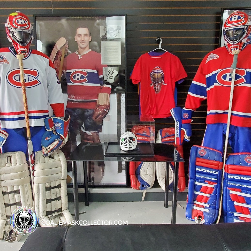 Ken Dryden Signed Goalie Mask Pretzel Montreal Autographed High