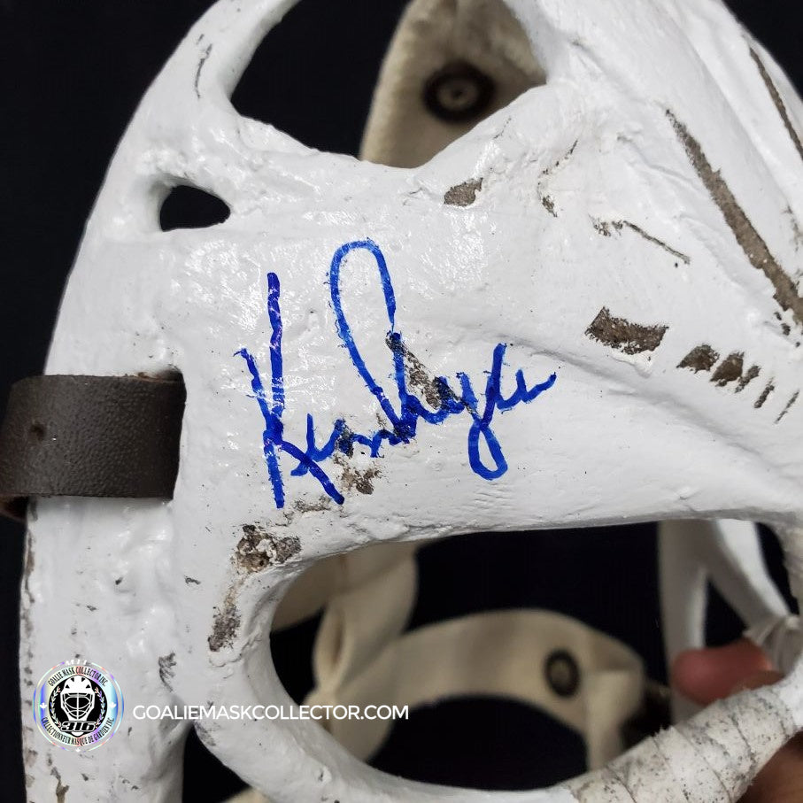 Ken Dryden Signed Goalie Mask Pretzel Montreal Autographed High