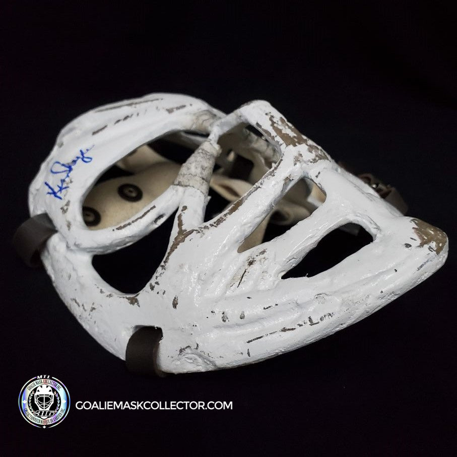 Ken Dryden Signed Goalie Mask Pretzel Montreal Autographed High
