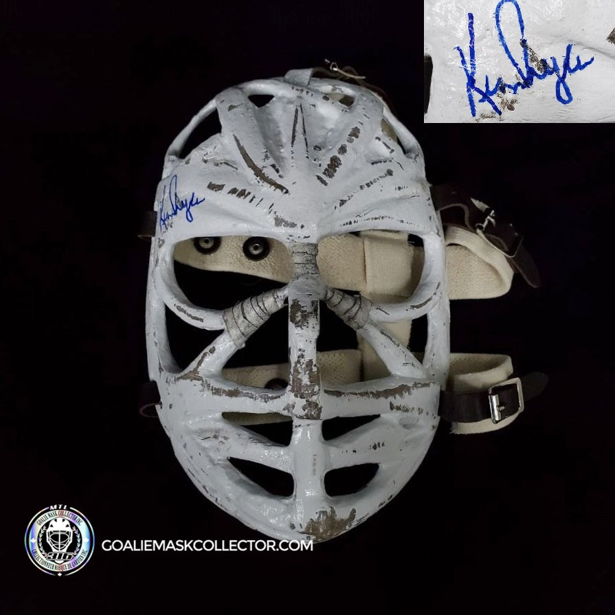 Ken Dryden Signed Goalie Mask Pretzel Montreal Autographed Tribute