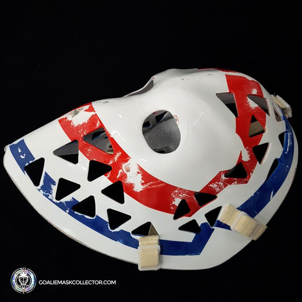 Ken Dryden Unsigned Goalie Mask Bullseye Vintage Premium V1 Game Worn Look