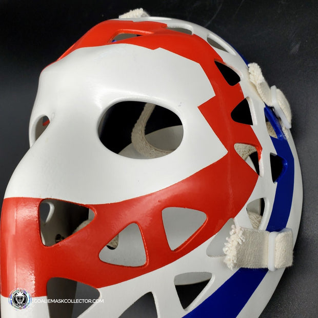 Ken Dryden Unsigned Goalie Mask Bullseye Vintage Premium V2 Pristine Look