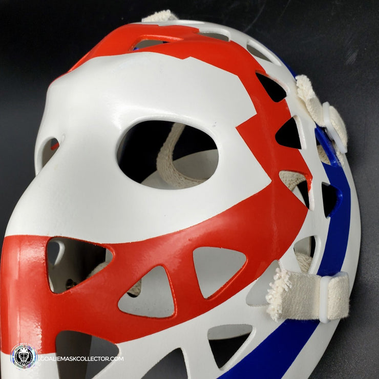 Ken Dryden Unsigned Goalie Mask Bullseye Vintage Premium V2 Pristine Look