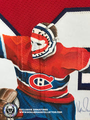 Ken Dryden Autographed Signed Framed Montreal Canadiens Jersey COA