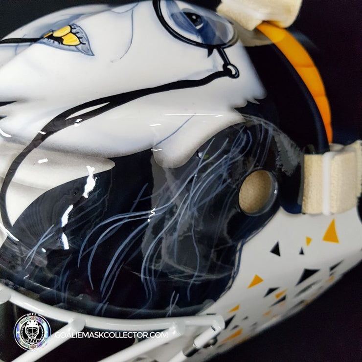 Ken Wregget Unsigned Goalie Mask Pittsburgh Penguin Batman Returns Tribute V1