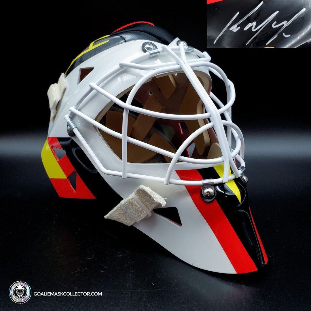 激安通販特集！ Kirk McLean Signed Goalie Mask Vancouver 1994 Signature スポーツ