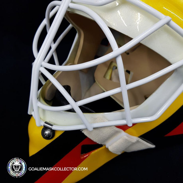 Thatcher Demko Kirk McLean Tribute Signed Goalie Mask Vancouver Signat –  Goalie Mask Collector