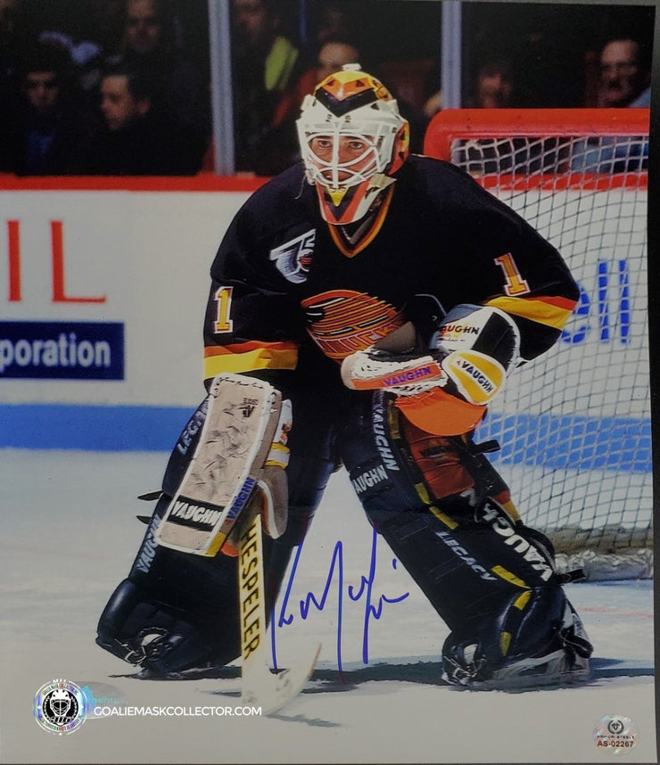 Kirk McLean Signed 8x10 Inch Image Vancouver AS-02267