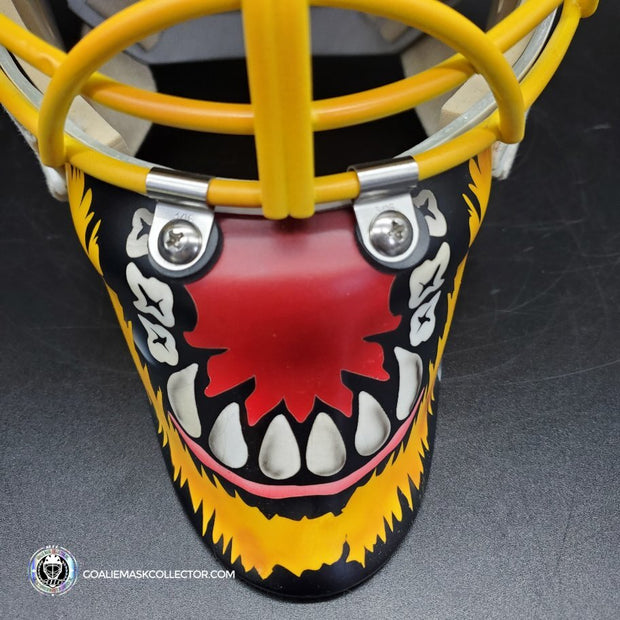 Linus Ullmark Signed Goalie Mask 2022-2023 Boston Winter Classic Tribute Signature Edition Autographed