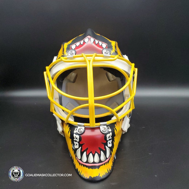 Linus Ullmark Signed Goalie Mask 2022-2023 Boston Winter Classic Tribute Signature Edition Autographed