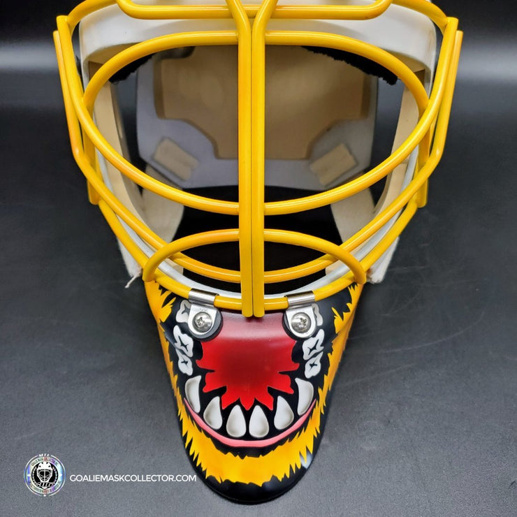 Boston Bruins LINUS ULLMARK NHL Goalie Mask Promo Shot WindowCling Sticker  Decal