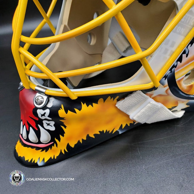 The Bruins Runestone Mask, Linus Ullmark, Boston Bruins, 20…