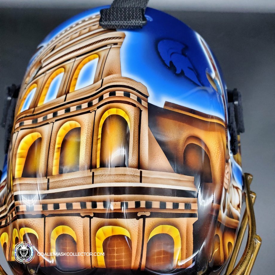 MODERN316 Goalie Mask Shell + Custom Roman Empire Artwork – Goalie Mask Collector MODERN316 Goalie Mask Shell + Custom Roman Empire Artwork – Goalie Mask Collector