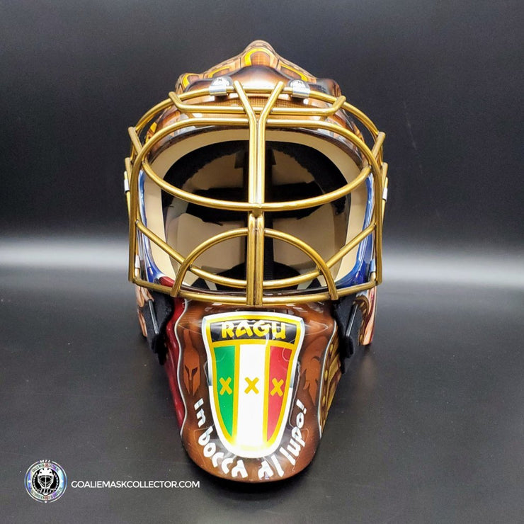 MODERN316 Goalie Mask Shell + Custom Roman Empire Artwork