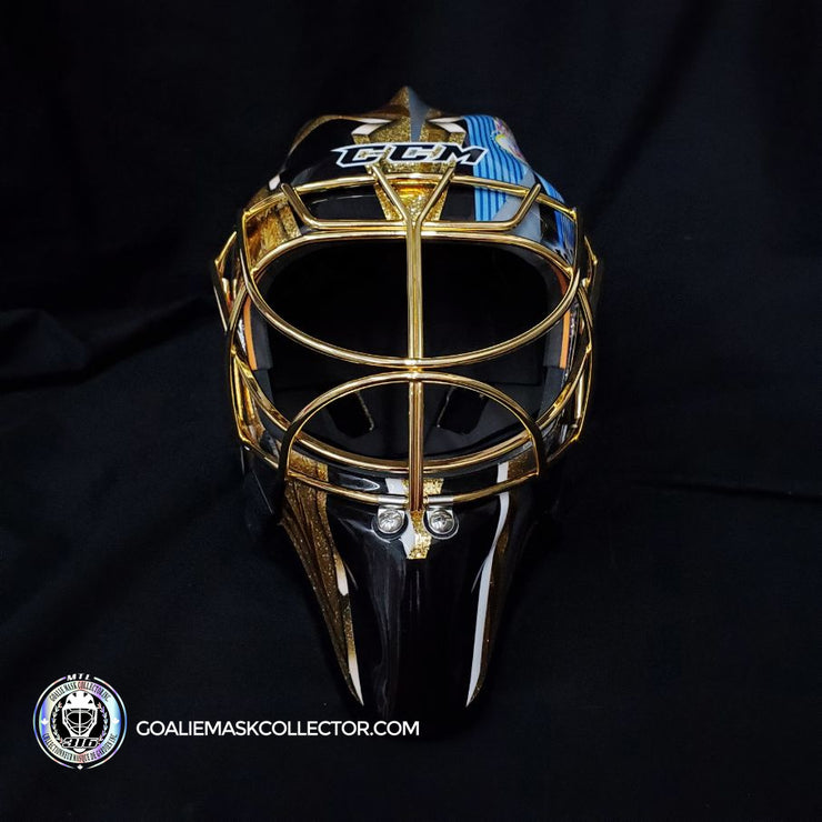 New mask for Golden Knights goalie Marc-Andre Fleury
