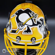 Marc-Andre Fleury Goalie Mask Unsigned Pittsburgh 50th Anniversary