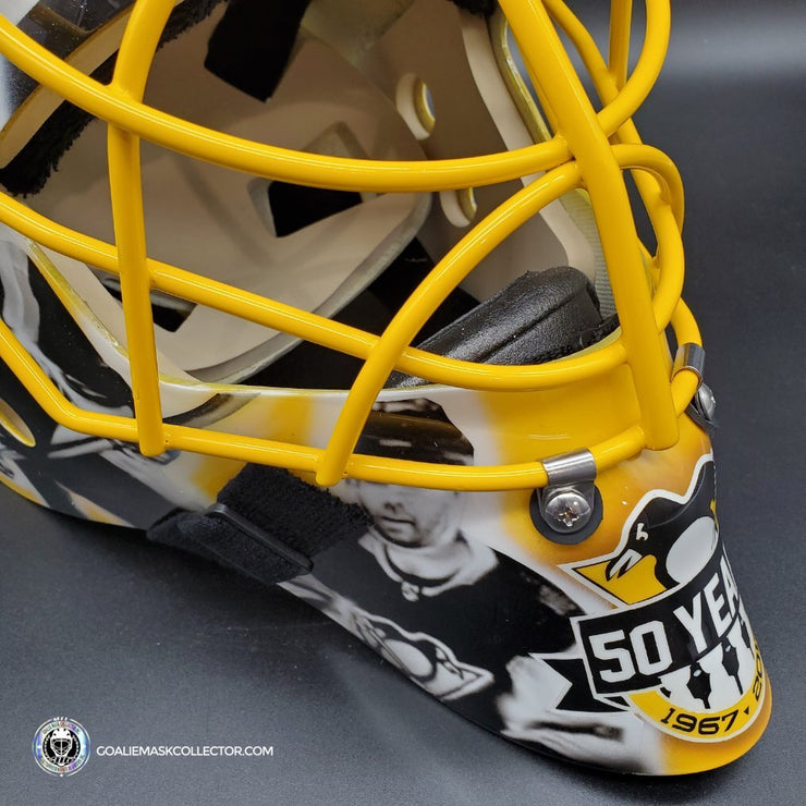 MARC-ANDRE FLEURY 11'12 PITTSBURGH PENGUINS PHOTOMATCHED GAME WORN MASK
