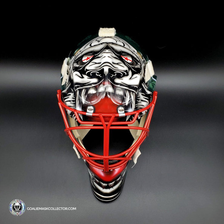 Marc-Andre Fleury Unsigned Goalie Mask Premium Minnesota Tribute