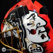 Marc Andre Fleury Unsigned Goalie Mask Premium Chicago 2021 Tribute