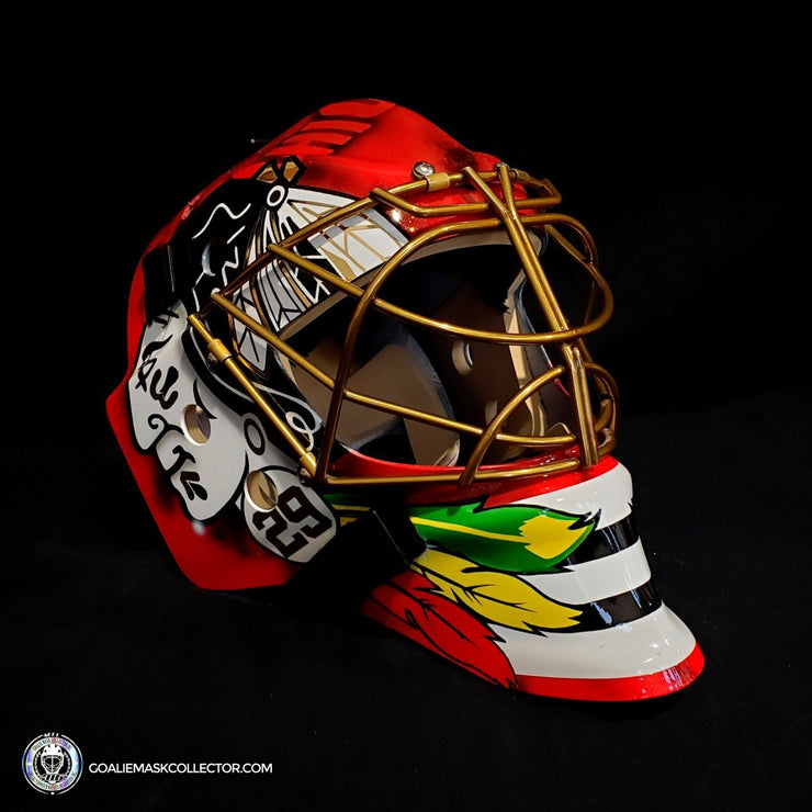 Marc-Andre Fleury Goalie Mask Unsigned Pittsburgh 2009 – Goalie Mask  Collector