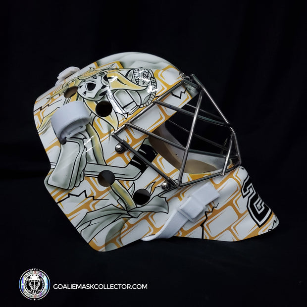 Marc-Andre Fleury Goalie Mask Unsigned Pittsburgh 2009