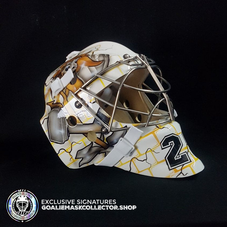 MARC ANDRE FLEURY SIGNED AUTOGRAPHED GOALIE MASK PITTSBURGH 2009 CUP INSCRIBED AS Edition