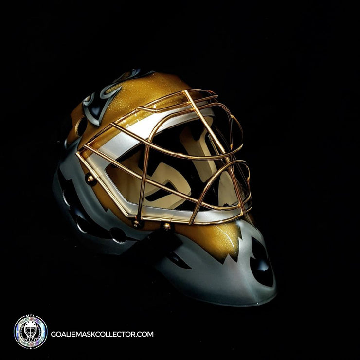 Martin Brodeur "BLACK & GOLD Edition" Signed Goalie Mask New Jersey Autographed Signature Edition LE Release of 5