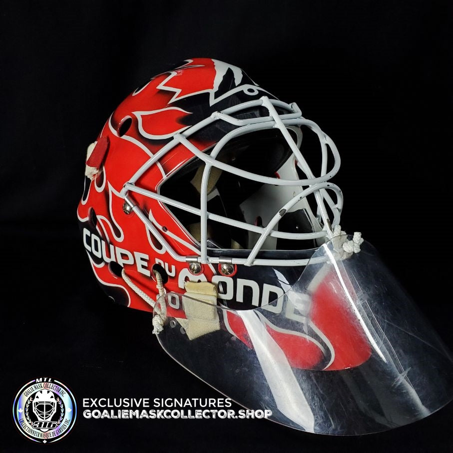 Pro Ice Hockey Goalie Mask - NHL Martin Brodeur 2002 Salt Lake City Team  Canada