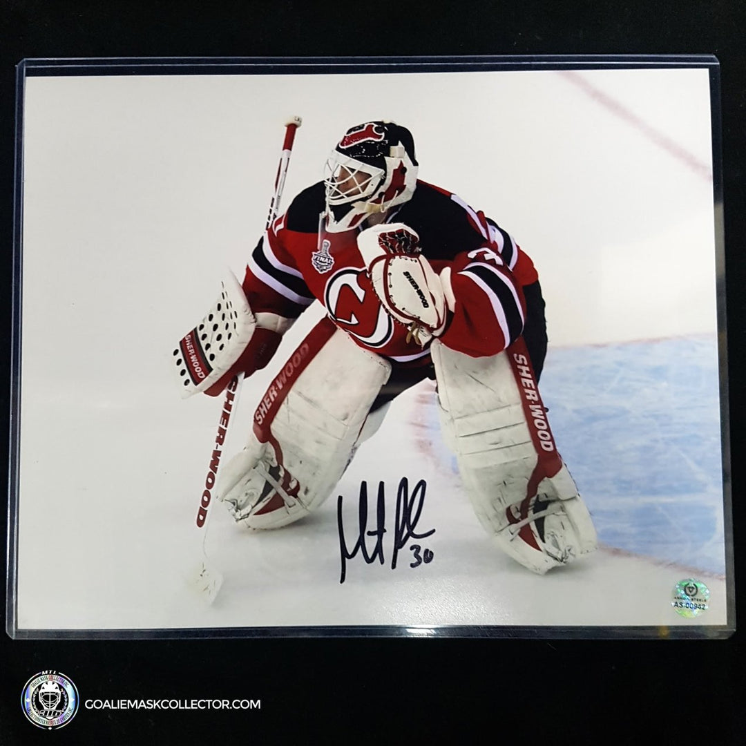 Martin Brodeur Signed 8 x 10 inch Image New Jersey. Goalie Mask Collector.