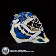 Martin Brodeur Signed Goalie Mask "Special Edition Red Autograph" St. Louis Classic Signature Edition Autographed