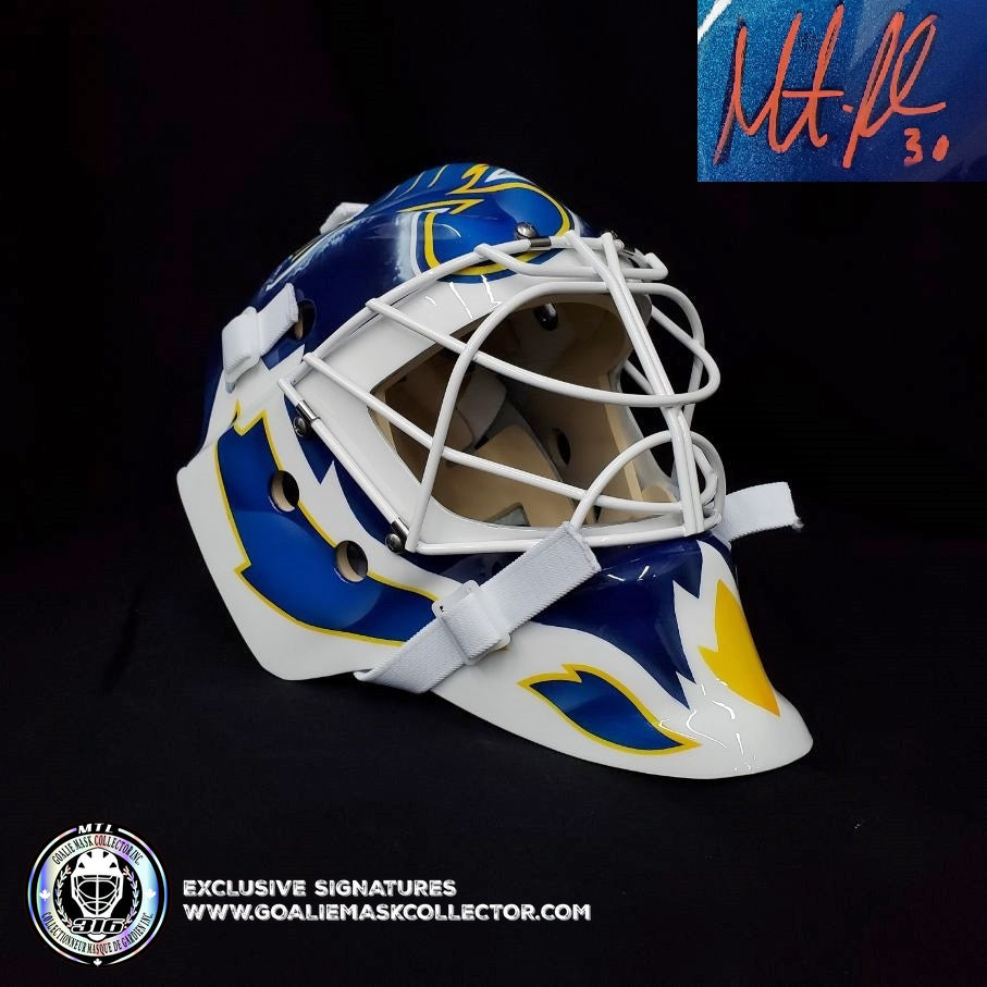 Martin Brodeur Signed Goalie Mask "Special Edition Red Autograph" St. Louis Classic Signature Edition. Goalie Mask Collector.