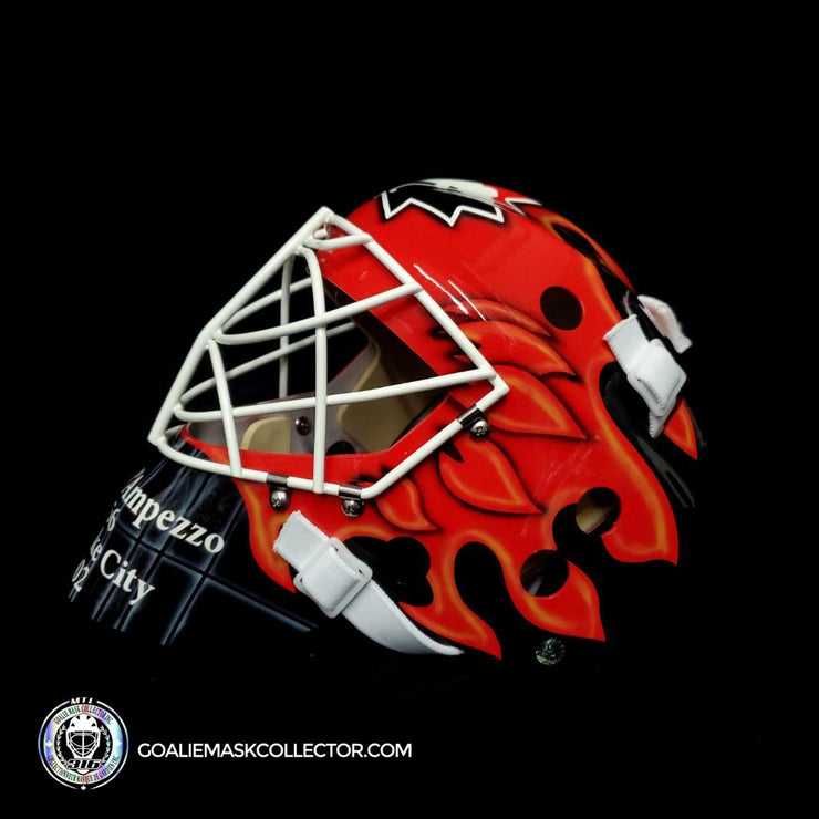 Martin Brodeur Signed Goalie Mask "Special Edition Red Autograph" Olympics 2002 Team Canada Salt Lake City Autographed Signature Edition