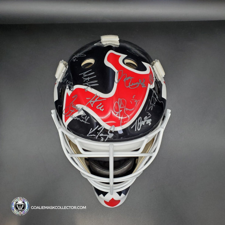 MARTIN BRODEUR SIGNED New Jersey Devils FRANKLIN® Goalie HELMET w/COA Mask