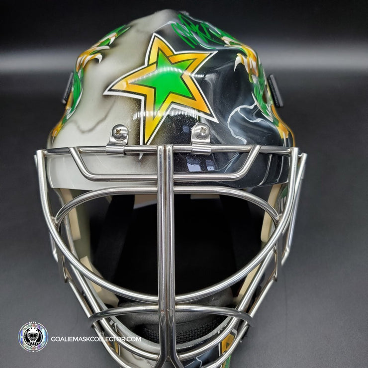 Dallas Stars Mini Goalie Helmet Autographed By MARTY TURCO #35