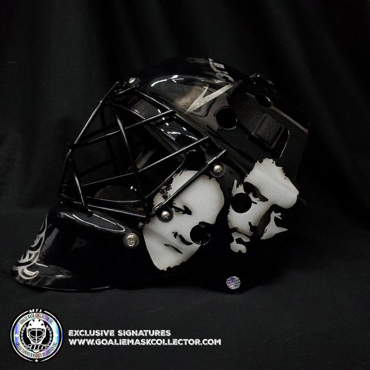 Metallica Goalie Mask Unsigned Black Album Tribute