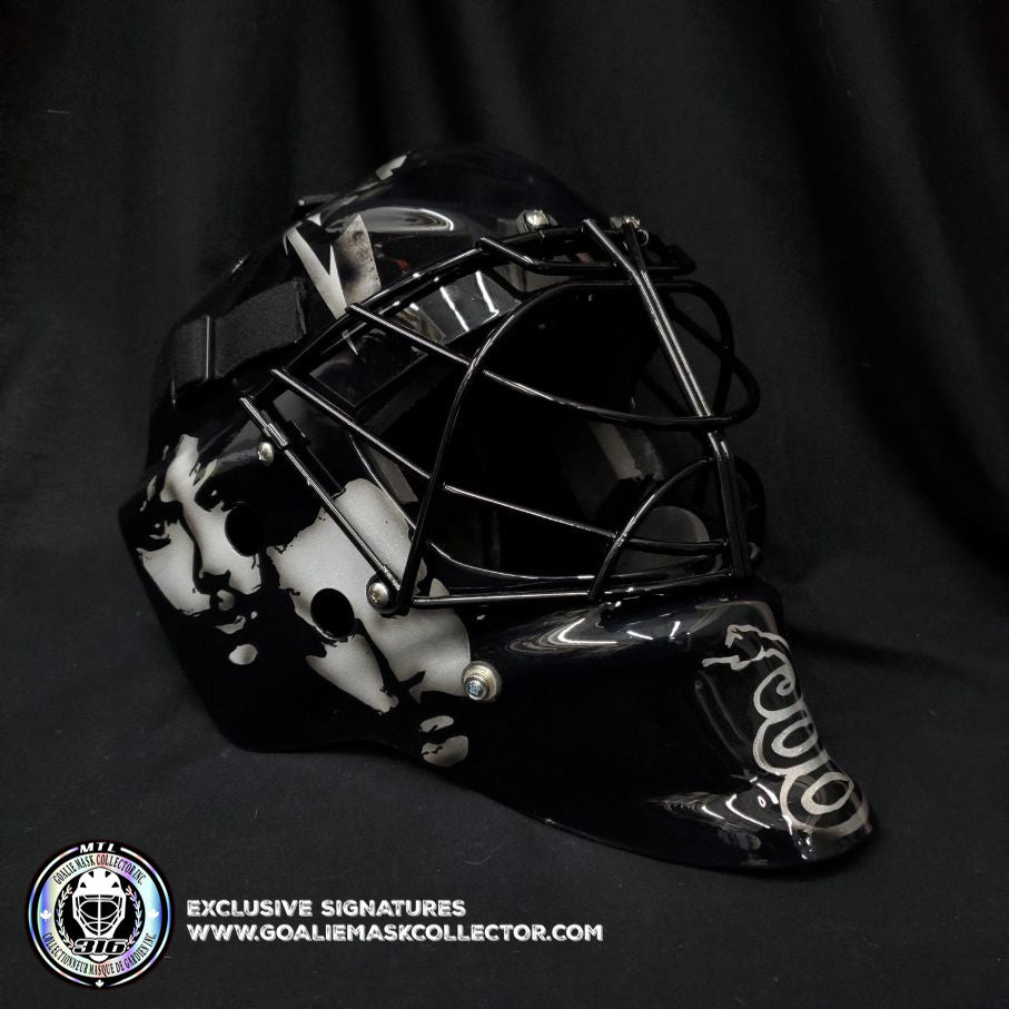 Metallica Goalie Mask Unsigned Black Album Tribute