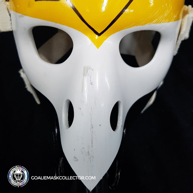 Michel Dion Unsigned Goalie Mask Pittsburgh Penguins Tribute