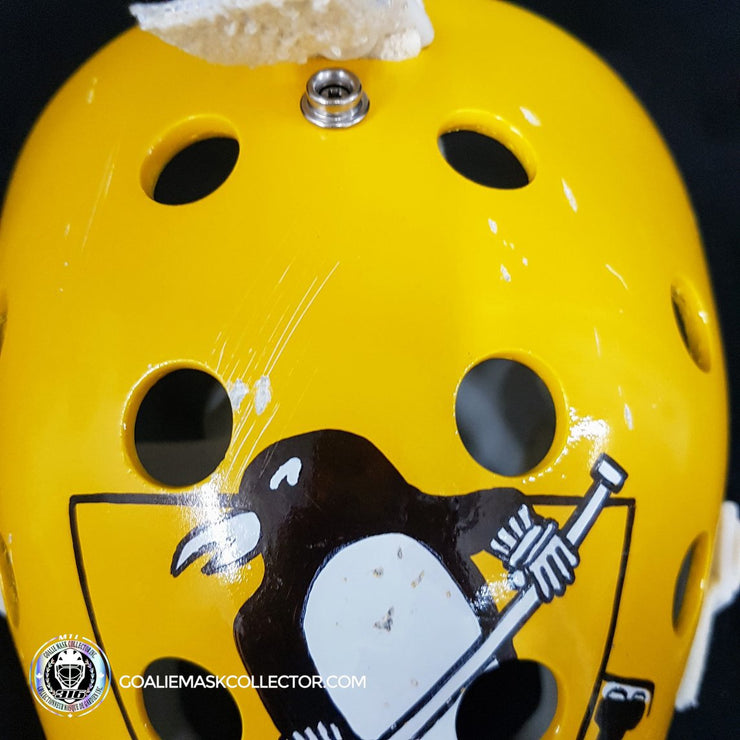 Michel Dion Unsigned Goalie Mask Pittsburgh Penguins Tribute
