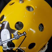 Michel Dion Unsigned Goalie Mask Pittsburgh Penguins Tribute