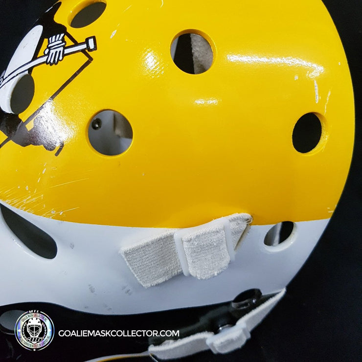 Michel Dion Unsigned Goalie Mask Pittsburgh Penguins Tribute