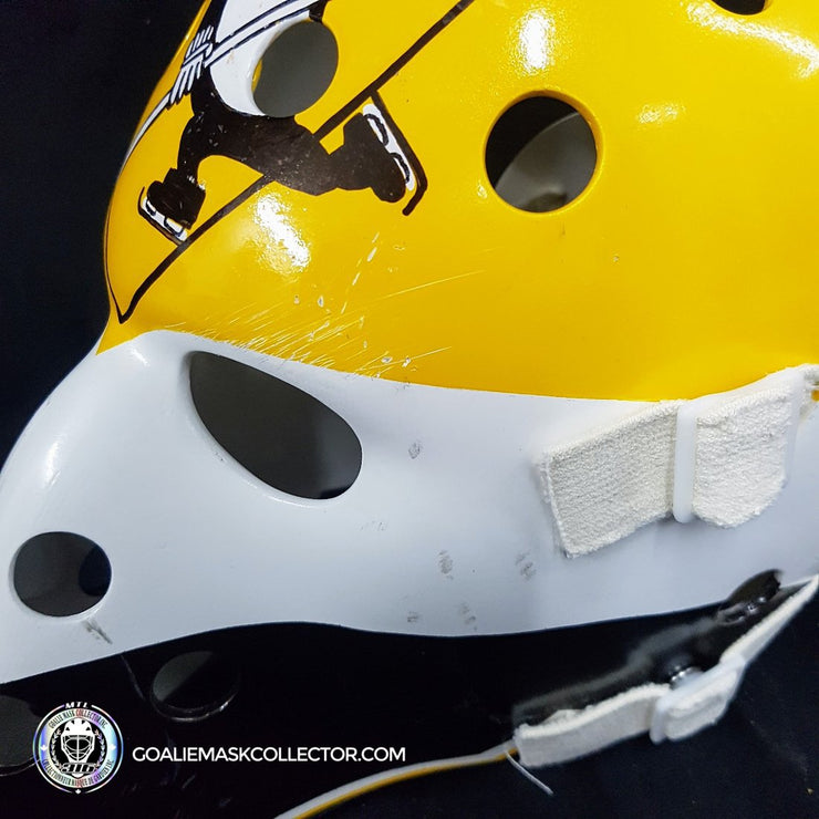 Michel Dion Unsigned Goalie Mask Pittsburgh Penguins Tribute